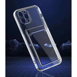 Husa protectie Flippy cu suport card compatibila cu Samsung S20 FE Transparent - Img 5