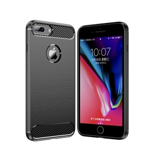 Husa Protectie, Flippy, pentru iPhone 15, TPU Carbon, Negru