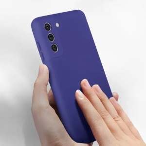 Husa protectie Flippy pentru Samsung S21 FE Liquid Silicone Mov - Img 7