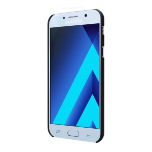 Husa Samsung Galaxy A3 2017 Nillkin Frosted Shield Negru + Folie de protectie - Img 2