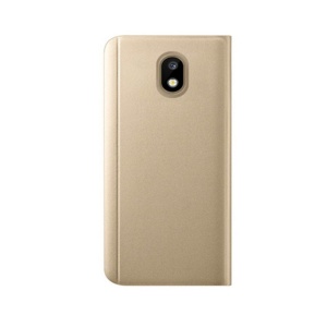 Husa Samsung Galaxy J3 2017 Flip Cover Oglinda Auriu - Img 6