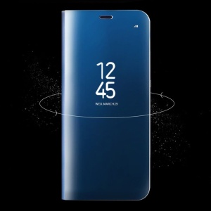 Husa Samsung Galaxy S8 Plus Flip Cover Oglinda Albastru - Img 5
