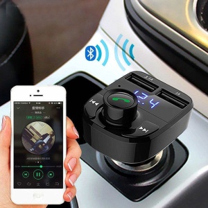 Incarcator Auto cu MP3 Player, Flippy, Bluetooth 5.0, 5V, 2 x USB, Type C, Negru - Img 10