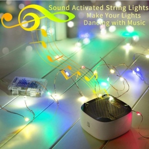 Instalatie Craciun, 15 metri, 150 LED-uri, multicolor RGB, sincronizare muzica, telecomanda 8 functii, USB, fir cupru, liniar, interior/exterior, Flippy - Img 5