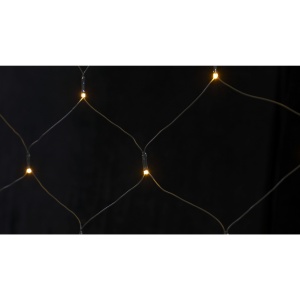 Instalatie Craciun tip plasa, cu transformator 31V, 1.5 m x 1.5 m, Alb Cald, 120 LED-uri V5, 8 jocuri de lumini, fir verde, Flippy - Img 7
