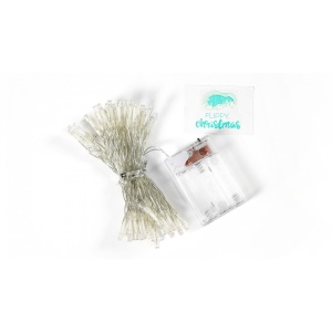 Instalatie de Craciun cu Baterii Tip Liniar, 2 jocuri de lumini, Fir Transparent 5 m 50 LED -uri, Multicolor - Img 8
