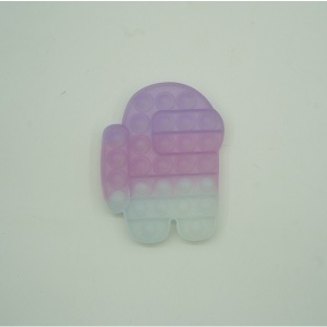 Jucarie antistres din silicon, Pop it Now and Flip It, Among us, Transparent - Img 6