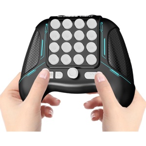 Jucarie Interactiva Pop It, Flippy, Tip Consola, Anti-Stres, 5 Moduri de Joc, din ABS si Silicon, +3 Ani, Sunete si Lumini Model Controller, Negru - Img 7