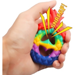 Jucarie Senzoriala Antistres cu Ventuza de Decompresie, Antrenare Antebrat, 3 ani, Model 2, Multicolor - Img 3