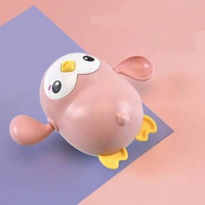 Jucarii de baie pentru copii, Flippy, pinguinul roz - Img 2