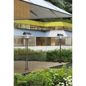 Lampa solara de tip stalp pentru gradina, Flippy, Alb Rece - Img 3