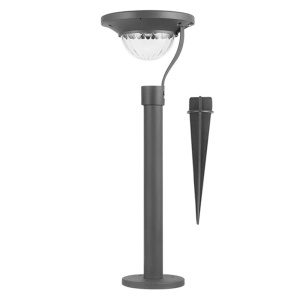 Lampa solara LED cu 2 moduri de fixare, IP65, material ABS, baterie 4.5 V, 200 mah, 450 Lumeni, 42.5 x 15 cm, alb cald, - Img 4