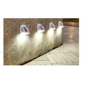Lampa solara LED tip aplica pentru perete Flippy, 8.5 x 9 cm, 2V, ABS, 600mAh, rezistent la apa, material ABS, 8 LED-uri, alb rece - Img 2
