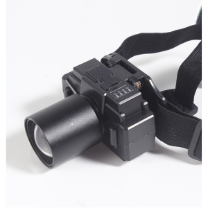 Lanterna LED de Montat pe Cap, Flippy, cu Raza Lunga de Zoom, Far Telescopic, Reglabil, Rezistent la Apa, pentru Pescuit in Aer Liber, Camping, Lumina Puternica, Lanterna, 7x4.5x6 cm, Negru - Img 10