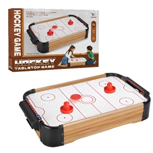 Masa Air Hockey Graffiti fara Picioare, Flippy, Lemn, 2 Pucuri, Tabela Scor, 2 Impingatoare, 57x31x9.5 cm, Maro - Img 10