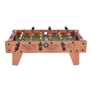 Masa de Fotbal cu Teren si 18 Jucatori Flippy, 6 Manere, cu Tablou pentru Scor, din Metal, Lemn si ABS, 69 x 36.5 x 23 cm, cu Picioruse, pentru copii/adulti - Img 4