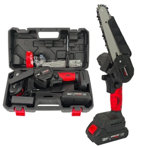 Mini fierastrau DDT-CRISTAL, 24V, 2Ah, Lama siLant 6", 2 acumulatori, Incarcator, valiza de transport