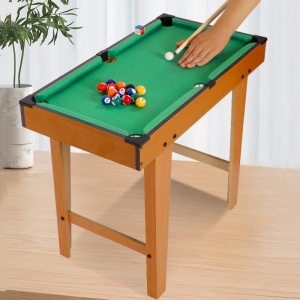 Mini Masa de Biliard pentru Copii, Flippy, Durabil, Usor de Transportat, 2 Tacuri, 16 Bile, 69x37x60 cm - Img 8