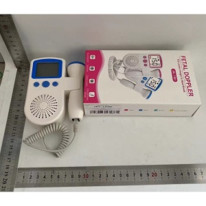 Monitor Fetal Doppler, Flippy, Monitorizare Sarcina, Ritm Cardiac, Ecran LCD 4.5 cm, 2 x Baterii AA (neincluse), Portabil, din ABS, 12.8 x 9.6 x 3 cm, Utilizare de la 9 Saptamani, Albastru - Img 5