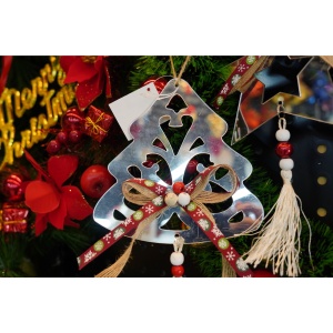 Ornament brad, Flippy, Brad, Argintiu, Lucios, 14*26CM, Acril, Interior/ Exterior - Img 3