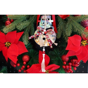 Ornament brad, Flippy, Om de zapada, Argintiu, Lucios, 14*26CM, Acril, Interior/ Exterior - Img 3