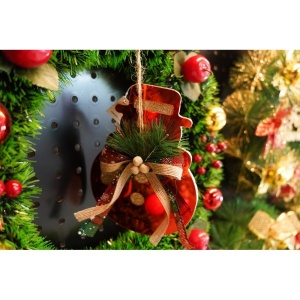 Ornament brad, Flippy, Om de zapada, Rosu, Lucios, 14*17CM, Acril, Interior/ Exterior - Img 7