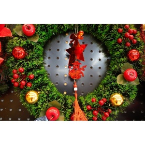 Ornament brad, Flippy, Stea, Om de zapada, Rosu, Lucios, 10*28CM, Acril, Interior/ Exterior - Img 7