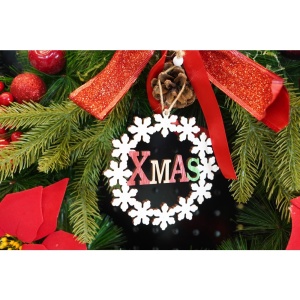 Ornament de brad Xmas, Flippy, multicolor, lemn, 12 cm - Img 2