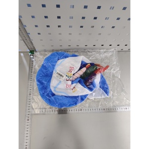 Palarie Happy Birthday, Flippy, Accesoriu pentru Petrecere, Model Tort, Tematica Aniversare, 60x60x55 cm, Albastru - Img 2