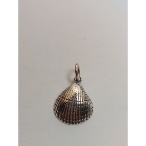 Pandantiv, Jolie Silver, Argint 925, Model Scoica Mare, 1.7 G, 1.6 x 1.3 Cm - Img 2