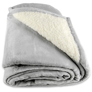 Patura Cu Incalzire Electrica, Flippy, 135 W, 180x130 cm, 6 Trepte De Incalzire, Flanel, Gri - Img 2