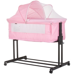 Patut co-sleeper si tarc Chipolino Zen flamingo - Img 1