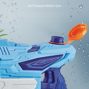 Pistol cu Apa pentru Copii, Rezervor, Pentru Piscina/Plaja, Flippy, 6ani+, 3 duze, Albastru, 300ML - Img 3