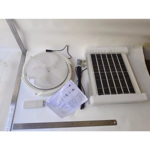 Plafoniera solara Flippy, 200 W, diametru 320 MM, cu telecomanda, Lungime prelungitor: 4.6 m, alb rece - Img 7