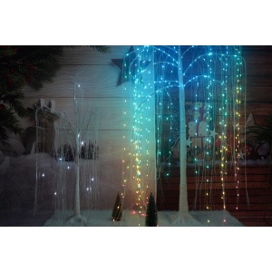 Pom decorativ cu leduri, Flippy, tip salcie, 400 Led, 2.1 M - Img 5