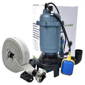 Pompa apa murdara Euroaqua 2600 W + Furtun cu cuple 2" 20 M