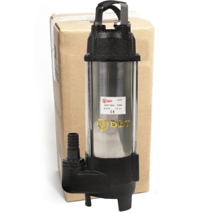 Pompa pentru apa murdara cu dublu tocator DDT, 370 W, inox, 6mc/h, 10 m refulare - Img 1