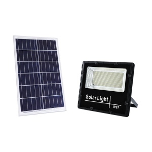 Proiector LED SMD 400W cu incarcare solara Flippy, panou solar, cu telecomanda, suport prindere, material ABS, 12AH, 473 LED-uri, 969Lm, 20x15 cm, negru - Img 5