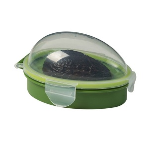 Recipient de Depozitare Avocado, Flippy, Etans, pentru Frigider, din Plastic, Mentinere Proaspata, 15.3x11x8 cm, Verde - Img 8