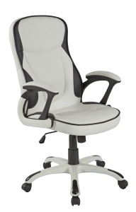 Scaun de birou directorial US25 Reno, negru, 63x69x110-122 cm - Img 1