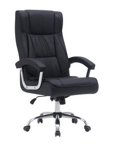 Scaun de birou US135 Sky, negru, 78x64x115-121 cm - Img 1