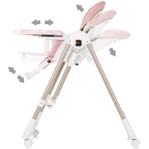 Scaun de masa Chipolino Milk Shake 2 in 1 flamingo - Img 6