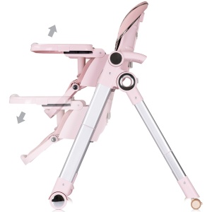 Scaun de masa Chipolino Super Chef 2 in 1 pink marshmallow - Img 5