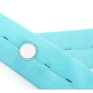 Set 2 Centuri de Monitorizare a Ritmului Cardiac Fetal, Flippy, Material Moale si Elastic, 6 x 130 cm, Albastru - Img 5