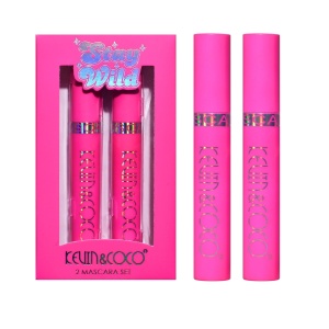 Set 2 Mascara, KEVIN & COCO, Stay Wild, 2 culori, 15.1 x 8.5 x 2.2 cm, Negru/Maro - Img 5