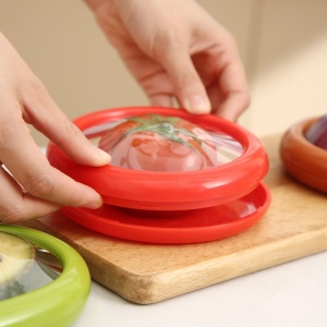 Set 4 Recipiente pentru Pastrarea Proaspata a Legumelor, Flippy, Cutii Portabile Sigilate Anti-oxidare, 4 Forme Diferite pentru Legume sau Fructe, Culori diferite - Img 15