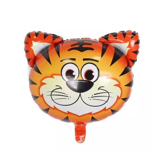 Set 5 Baloane Folie Metalizata, Flippy, Figurine Animale Domestice, 30 cm, Ambalaj Individual, Pai inclus, Umflare cu Aer sau Heliu, Multicolor - Img 6