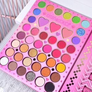 Set 8 Produse de Machiaj, KEVIN & COCO, Butterfly Dream Girl, 49 de culori, 24.7 x 19.7 x 2.7 cm - Img 3