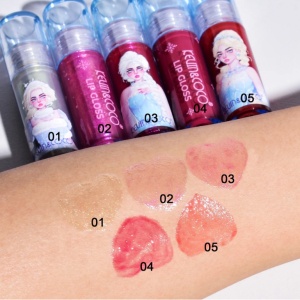 Set de Machiaj Kevin&Coco, 30 de Culori, Farduri de Pleoape, Iluminatoare Lichide, Lip Gloss-uri, Blush, Glitter, Model Regina Ghetii, 24.5x21.2x8.7 cm, Multicolor - Img 8