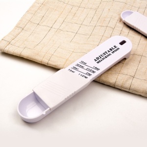 Set doua linguri masurare ajustabile Flippy, material ABS, 16x3.5x1.6 cm, alb - Img 2